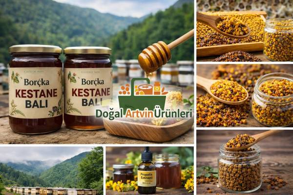 Doğal Artvin Ürünleri – Kestane Balı, Perga, Polen, Propolis