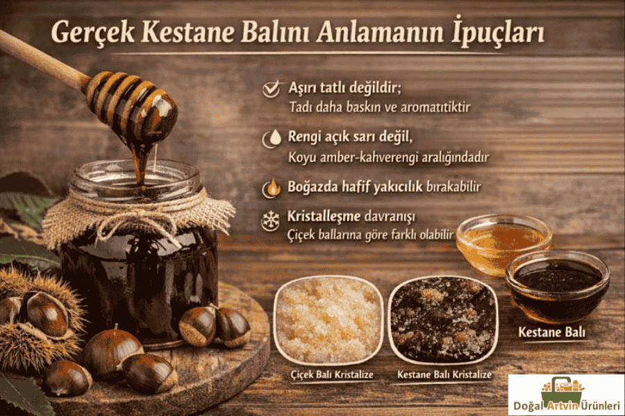 Hakiki kestane balını ayırt etmenin temel ipuçları