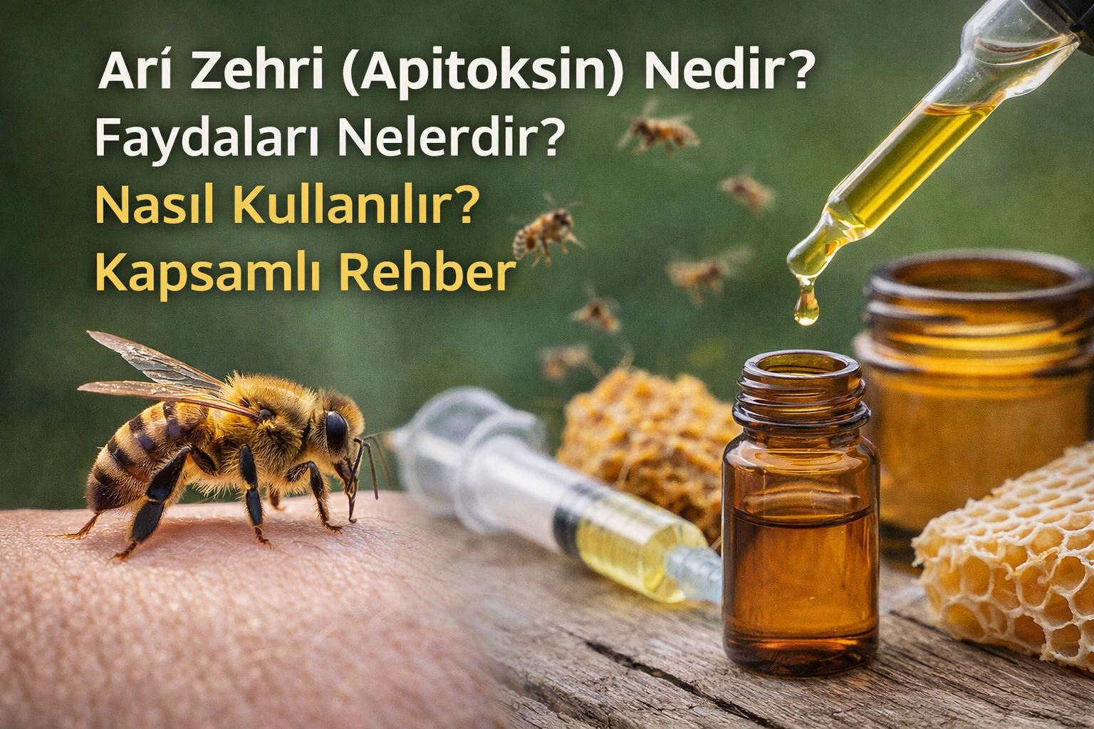 Arı Zehri (Apitoksin) Nedir? Faydaları Nelerdir? Nasıl Kullanılır? Kapsamlı Rehber