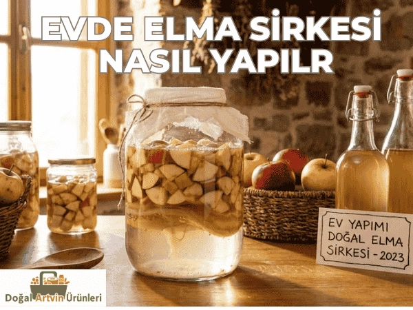 Evde Elma Sirkesi Yapımı: En İdeal Doğal Fermantasyon Yöntemi 