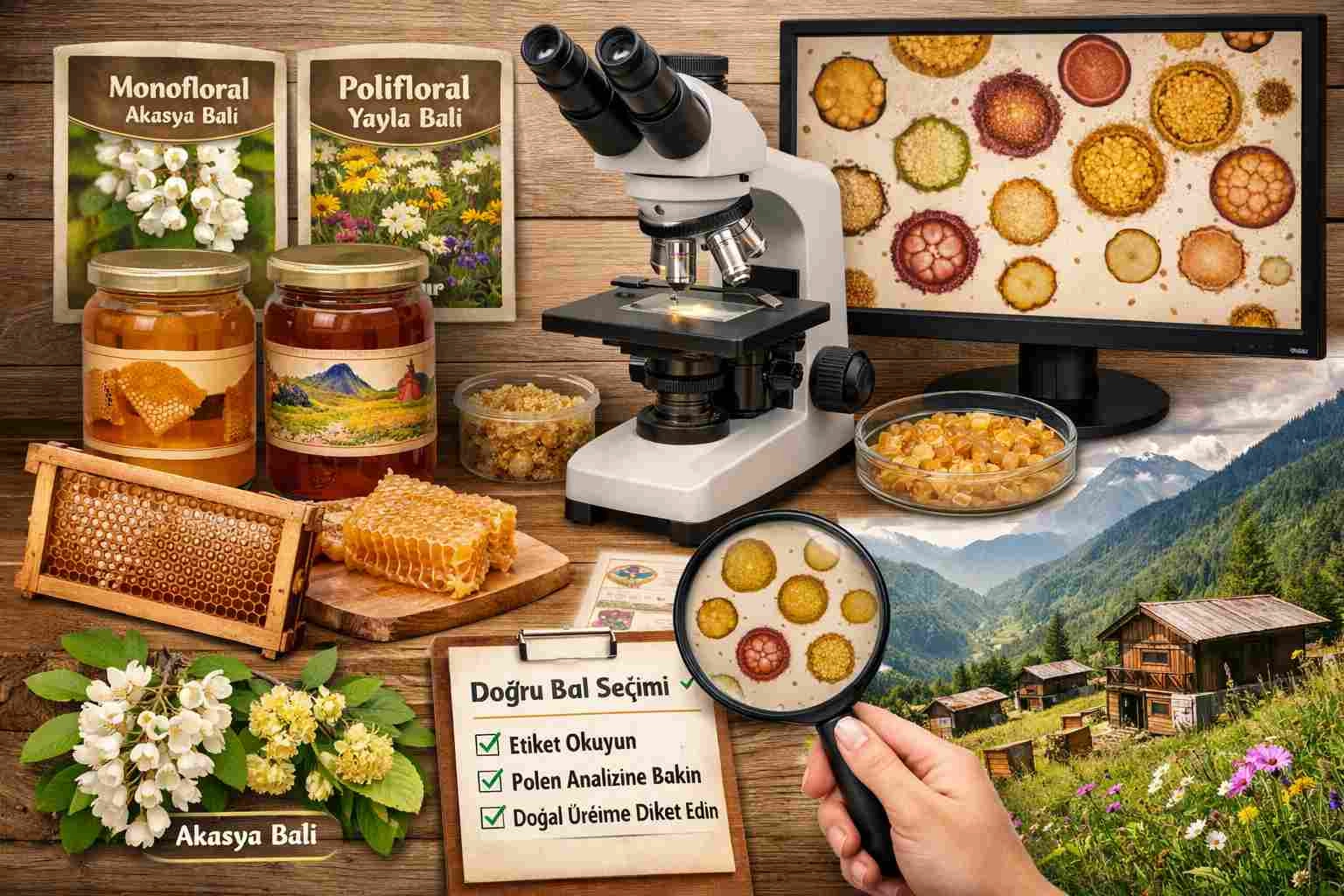 Polifloral ve Monofloral Bal Nedir?