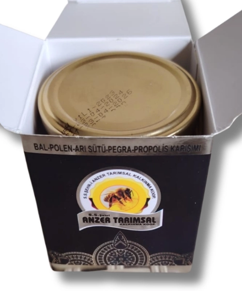 Bal, Polen, Propolis, Perga, Arı Sütü Karışımı Atom 250 g