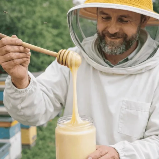 Beyaz Krem Bal 970 g | Artvin Dağları Zengin Flora