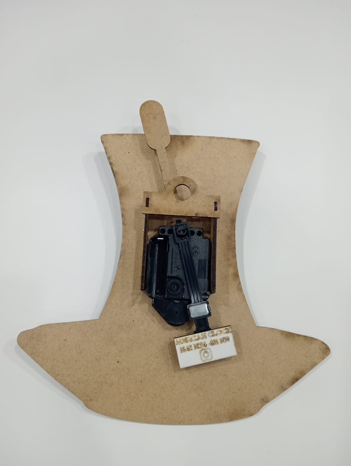 Çay Bardağı Desenli Ahşap Duvar Saati