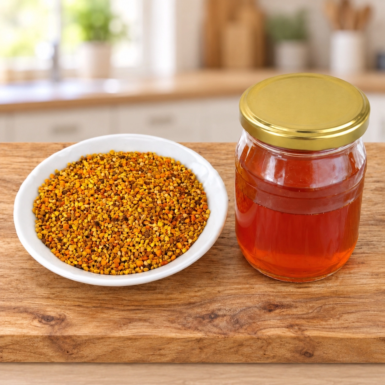 Polenli Bal 500 g | Artvivin Çiçek Balı - Arı Poleni Karışımı