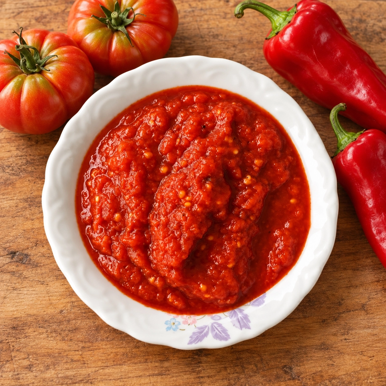 Biberli Domates Sosu 400 g | Artvin Berta’dan Yerli Tohum, Ev Yapımı
