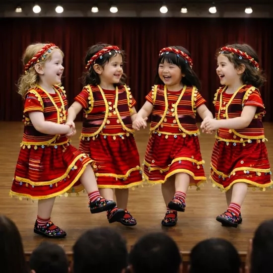 Karadeniz Kız Çocuk Folklör Kombini | Gösteri ve Etkinlik Set