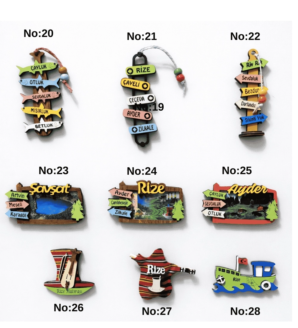 Karadeniz Temalı Magnetler 