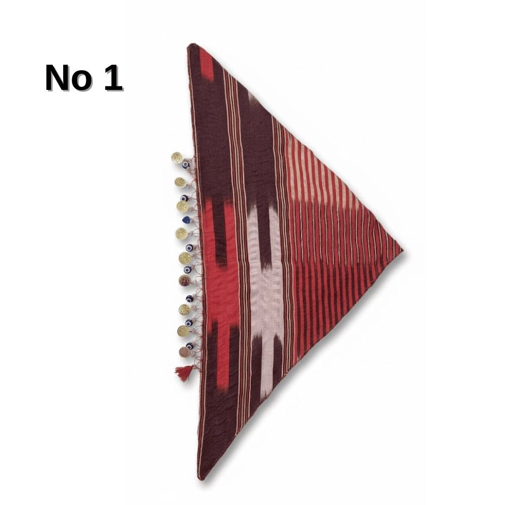 Keşan Desenli Liralı Bandana | Folklor, Okul Etkinliği ve Günlük Kullanım