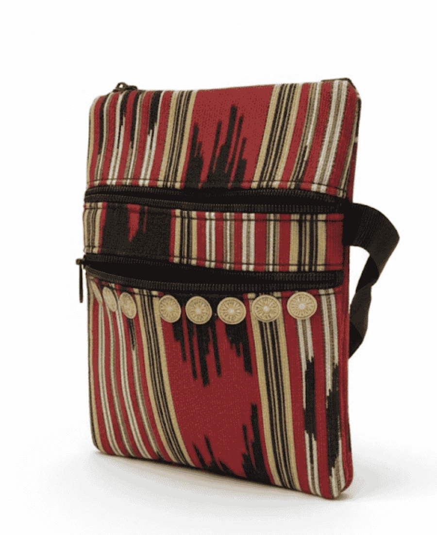 Rize Bezi Yandan Asmalı Dokuma Çanta