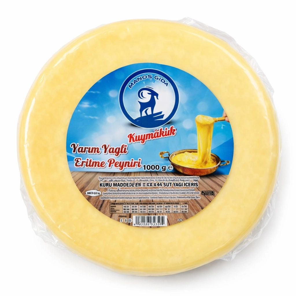 1. Sınıf Kuymaklık Yarım Yağlı Muhlama Peyniri 1 Kg