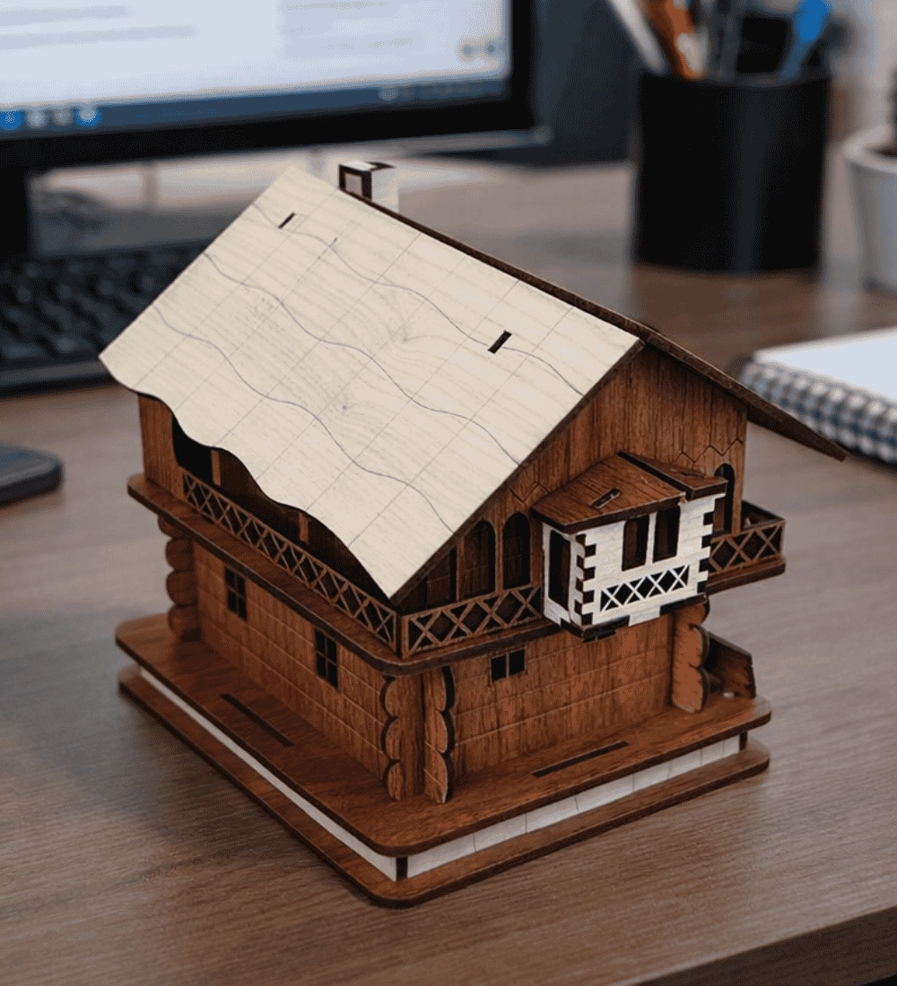 Artvin Şavşat Minyatür Ahşap Köy Evi