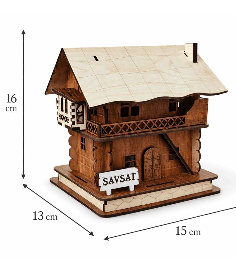 Artvin Şavşat Minyatür Ahşap Köy Evi