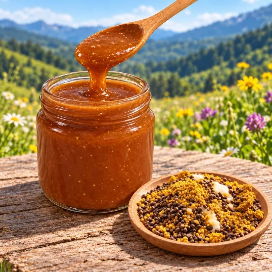 Bal, Polen, Arı Sütü, Propolis, Karışımı Atom 
