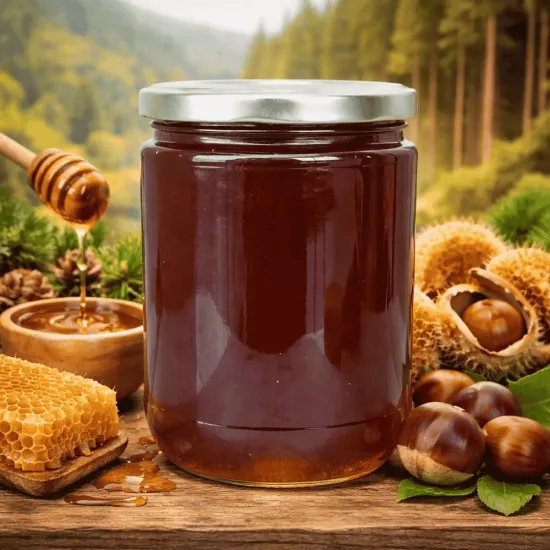 Artvin Borçka Kestane Balı+ Muğla Çam Balı Karışımı