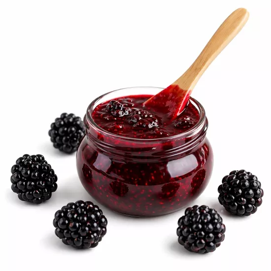 Ev Yapımı Doğal Böğürtlen Reçeli 