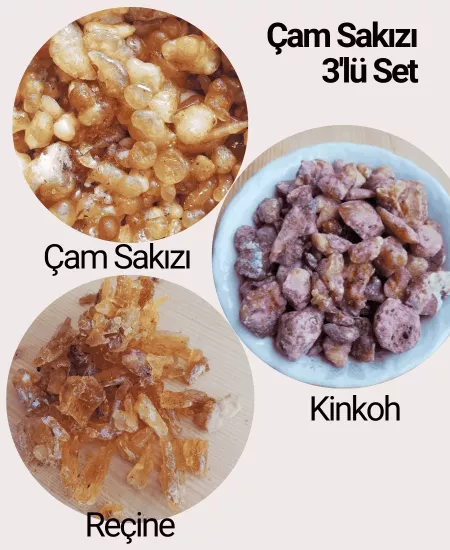 Artvin Çam Sakızı Üçlü Paketi