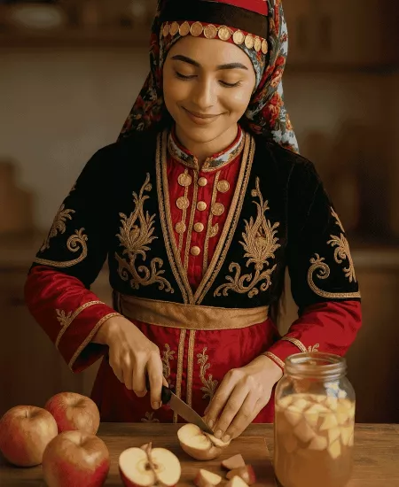 %100 Doğal Elma Sirkesi 370 ml | Artvin Berta Geleneksel Sirke