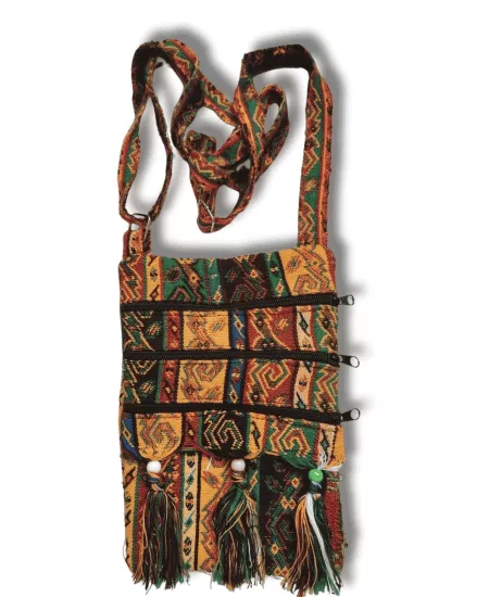 Rize Bezi Yandan Asmalı Dokuma Çanta