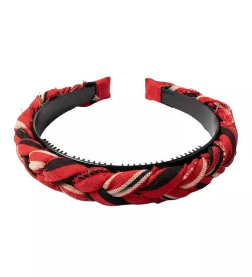 Keşan Desenli Örgülü Taç