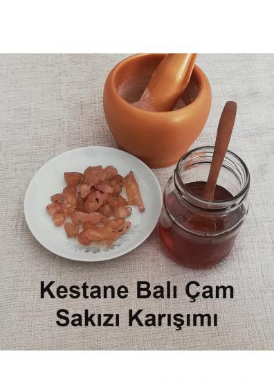 Artvin Kestane Balı Çam Sakızı Karışımı - Mide ve Solunum Desteği