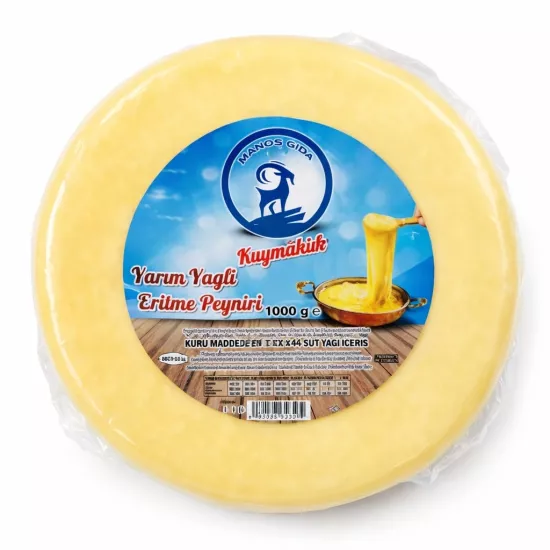 Birinci Sınıf Muhlama Peyniri 1 Kg | Yarım Yağlı Kuymaklık Peynir