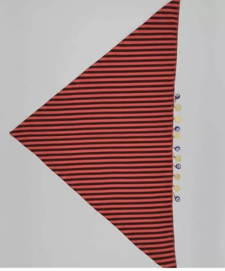 Rize Bezi Liralı  Üçgen Bandana 