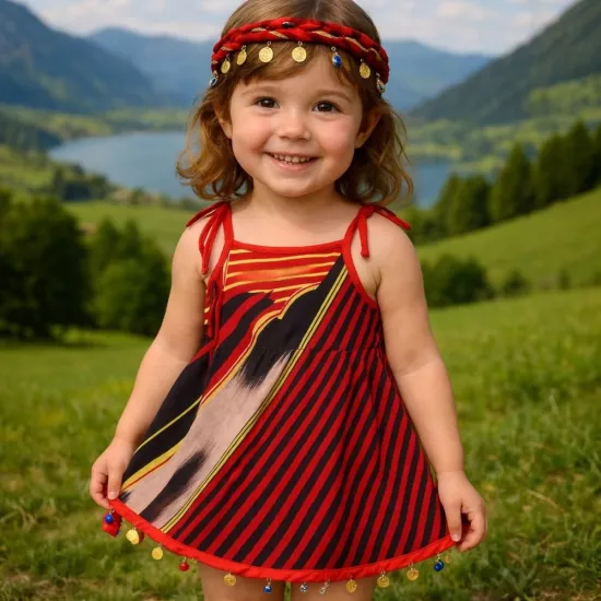 Rize Bezi Keşan Çocuk  Elbise