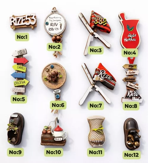 Karadeniz Temalı Hediyelik Magnetler 