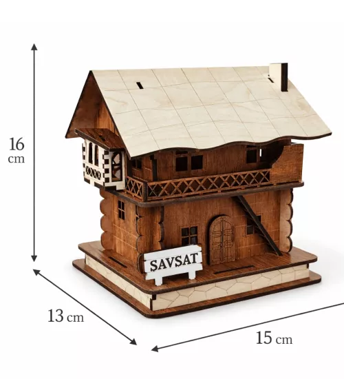 Artvin Şavşat Minyatür Ahşap Köy Evi