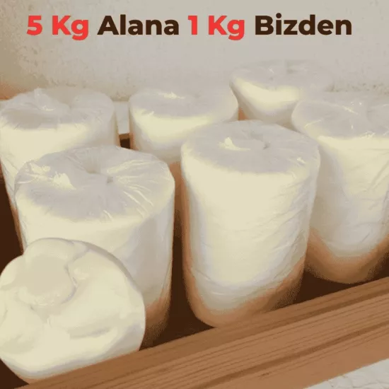 5 Kg Artvin Köy  Tereyağı Alana Yemeklik Yağ Hediye