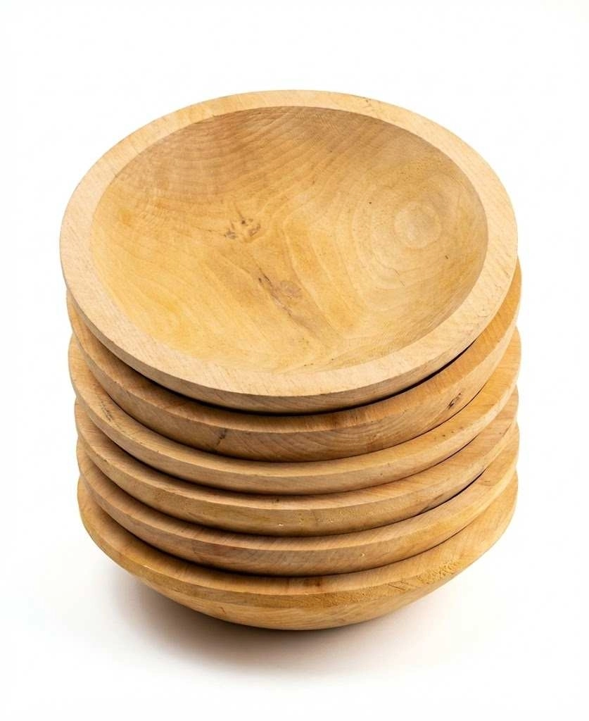 Geleneksel Ahşap Çanak - Tekne (30*30 cm)